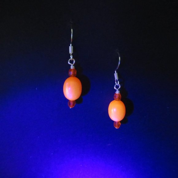 Czech Glass bead earrings - Picture 3 of 10